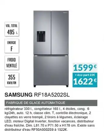 Copra Samsung RF18A5202SL offre