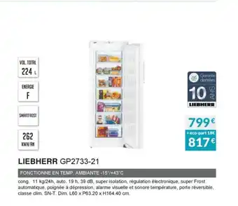 Copra Liebherr GP2733-21 offre