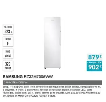 Copra Samsung RZ32M7005WW offre