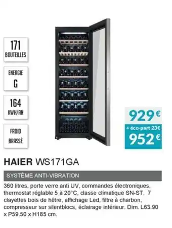 Copra Haier WS171GA offre