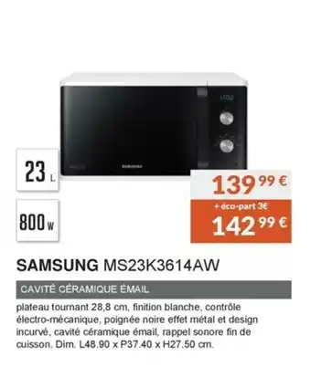 Copra Samsung MS23K3614AW offre