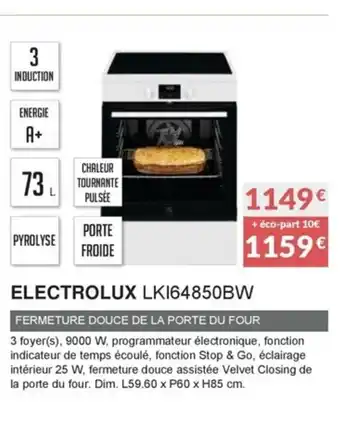 Copra Electrolux LKI64850BW offre
