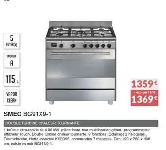 Smeg BG91X9-1