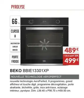Copra Beko BBIE13301XP offre