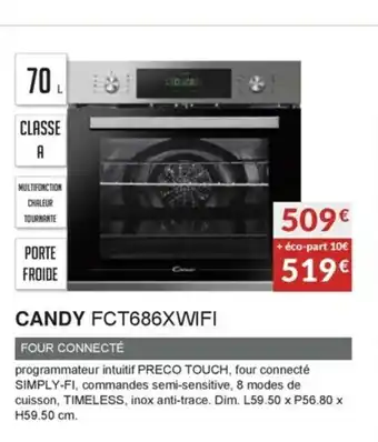 Copra Candy FCT686XWIFI offre