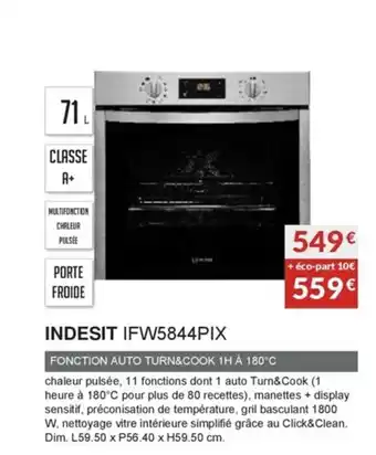 Copra Indesit IFW/5844PIX offre