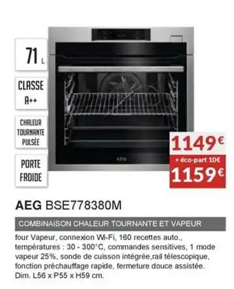 Copra AEG BSE778380M offre