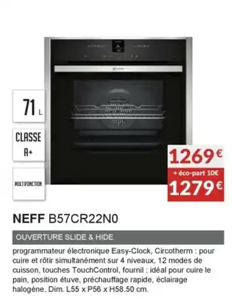 Copra Neff B57CR22N0 offre