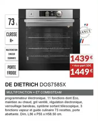 Copra De Dietrich DOS7585X offre
