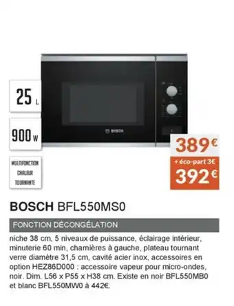 Copra Bosch BFL550MS0 offre