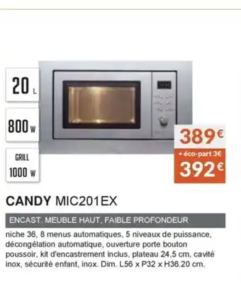 Copra Candy MIC201EX offre