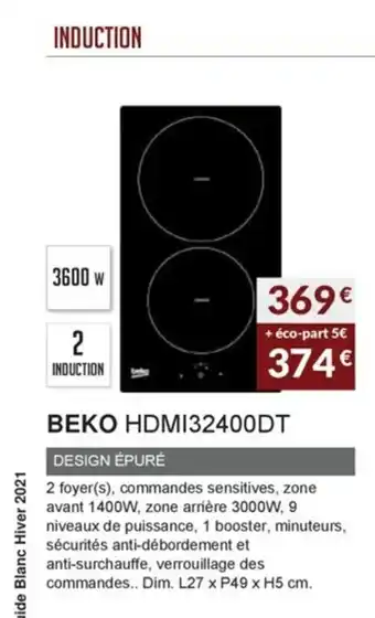 Copra Beko HDMI3200DT offre