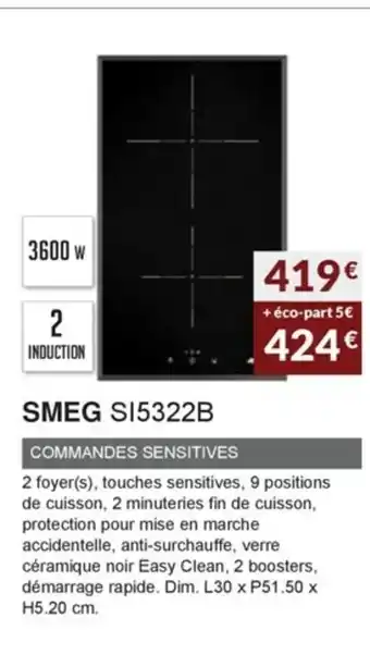 Copra Smeg SI5322B offre