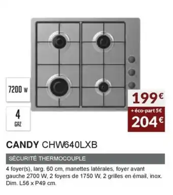 Copra Candy CHW640LXB offre