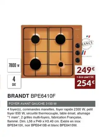 Copra Brandt BPE641OF offre