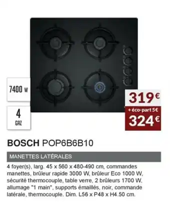 Copra Bosch POP6B6B10 offre