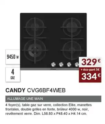 Copra Candy CVG6BF4WEB offre