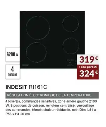 Copra Indesit RI161C offre