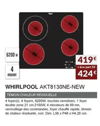 Copra Whirlpool AKT8130NE-NEW offre