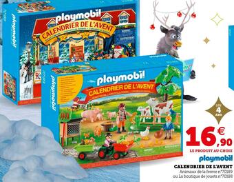 Hyper U Playmobil calendrier de l’avent offre