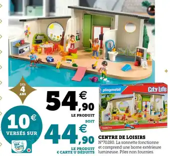 Playmobil centre de loisirs