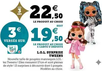 Hyper U L.o.l. surprise tweens offre