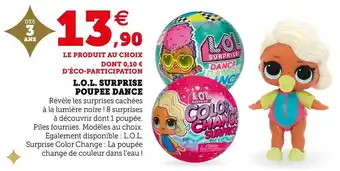 Hyper U L.o.l. surprise poupee dance offre