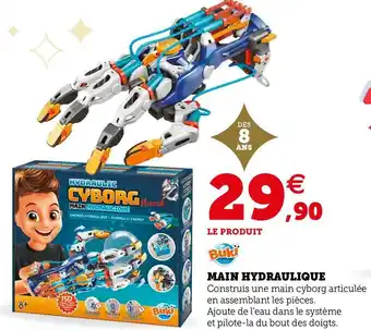 Hyper U Buki main hydraulique offre