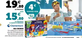 Hyper U Clementoni ma chimie offre