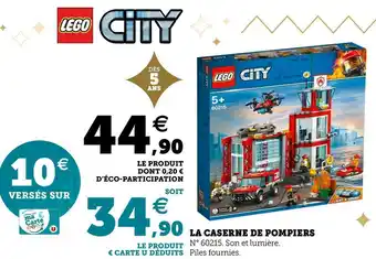 Hyper U Lego la caserne de pompiers offre