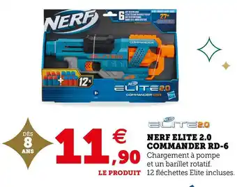 Hyper U Nerf elite nerf elite 2.0 commander rd-6 offre