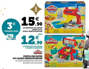 Play-doh fiesta des pates ou caisse enregistreuse