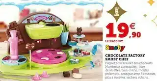 Hyper U Smoby chocolate factory chef offre