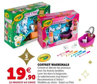 Crayola coffret washimals