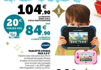 Hyper U Tablette storio max 2.0 5’’ offre