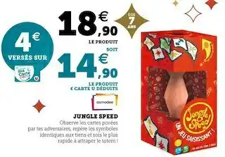 Hyper U Asmodee jungle speed offre