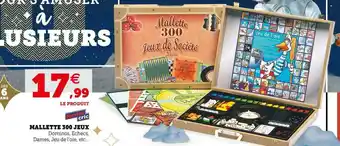 Hyper U Ferriot cric mallette 300 jeux offre