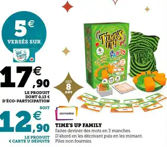 Hyper U Time’s up family offre