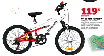 Hyper U Vtt 20” tout suspendu offre