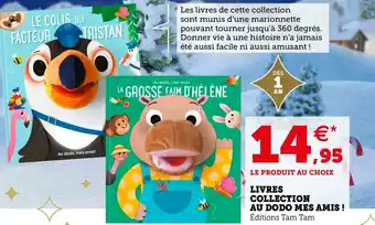 Hyper U Livres collection au dodo mes amis ! offre