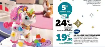Super U Vtech ma licorne bijoux magiques offre