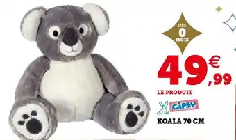 Super U Gipsy koala 70 cm offre