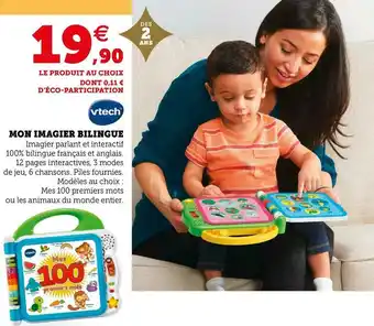 Vtech mon imagier bilingue
