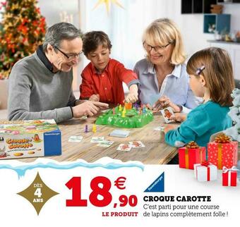 Super U Ravensburger croque carotte offre
