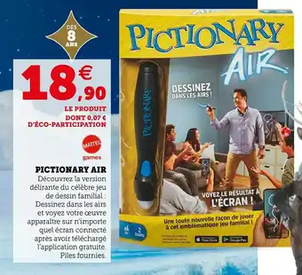 Super U Mattel pictionary air offre