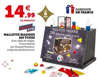 Super U Ferriot cric mallette magique 250 tours offre