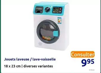 Action Jouets laveuse / lave-vaisselle offre