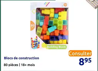 Action Blocs de construction offre