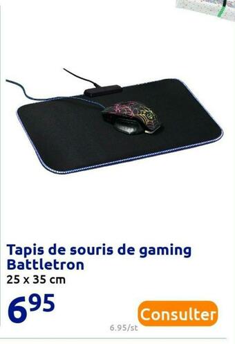 Action Tapis de souris de gaming battletron offre