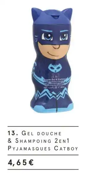 Monoprix Gel douche & shampoing 2 en 1 pyjamasques catboy offre
